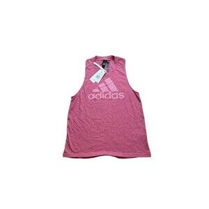 adidas Women's Winners 3.0 Tank Top Size Medium Workout Running Beach NWT Pink